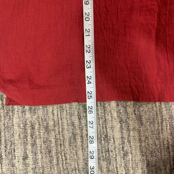 Lot of 3 Haband Womens Large Cotton Pullover Tops Red White Green Short Sleeves - Picture 9 of 10